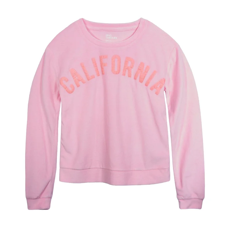 PullovercroppedEPIC THREADS - KIDS - California Velour Pullover Sweatshirt