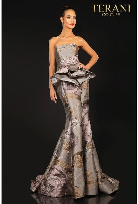 Terani Couture 2011E2097 Long Formal Printed Dress SaleTightfocus