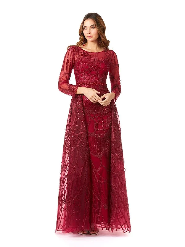 Lara Dresses 29633 Long Overskirt Evening GownTightlace