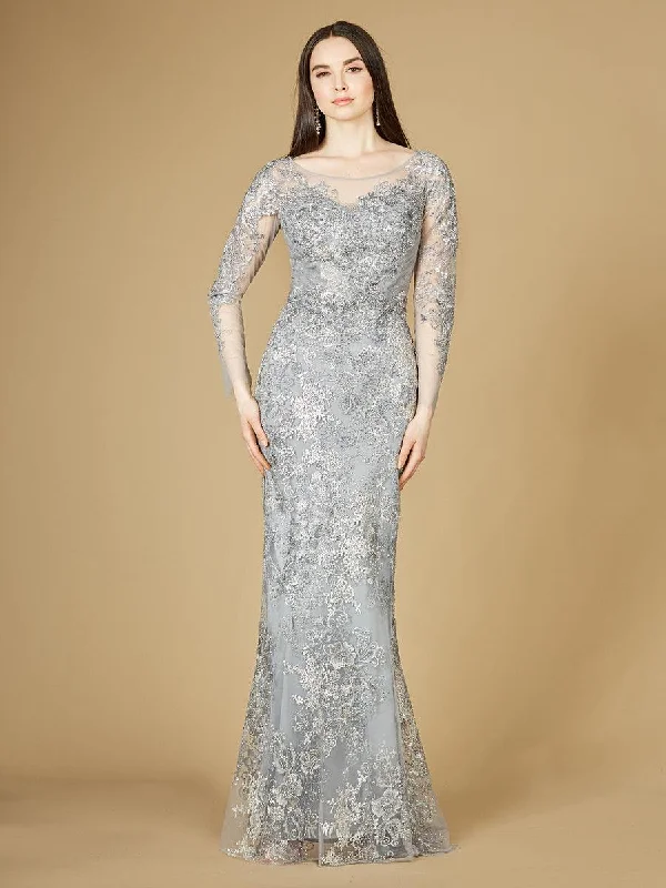 Lara Dresses 29232 High Neck Long Formal DressTightweave