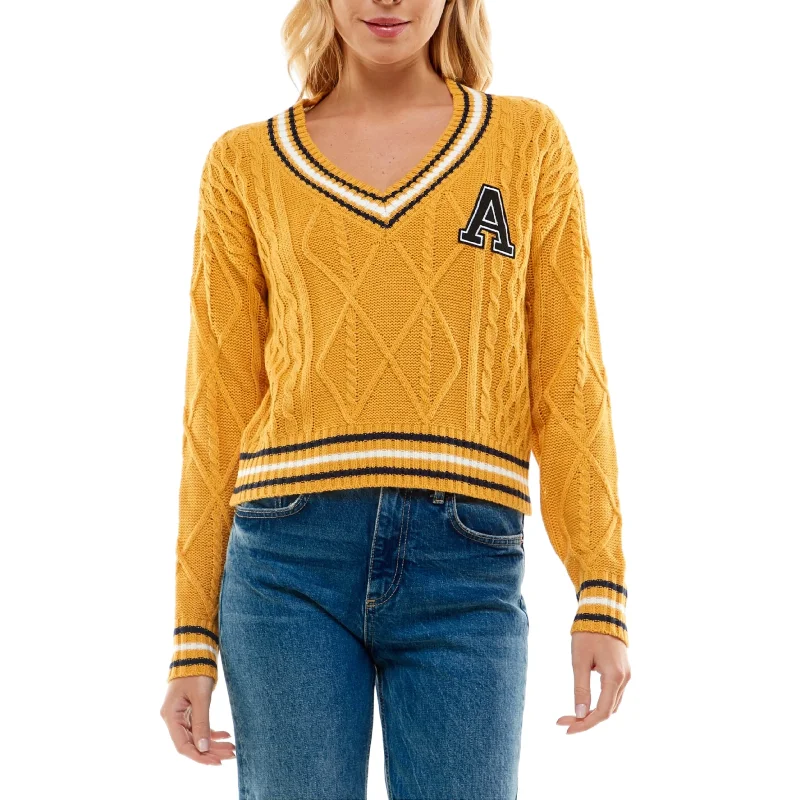 PulloveredgeULTRA FLIRT -  Varsity Patch Pullover Sweater