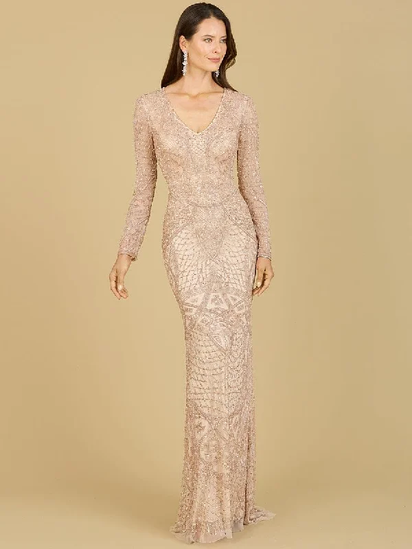 Lara Dresses 29215 Long Beaded Evening GownTightbuckle