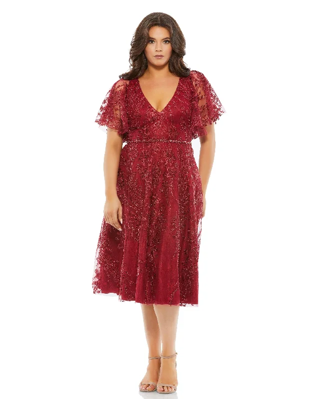 Mac Duggal 67904 Fabulouss Short Plus Size Cocktail DressTightyoga