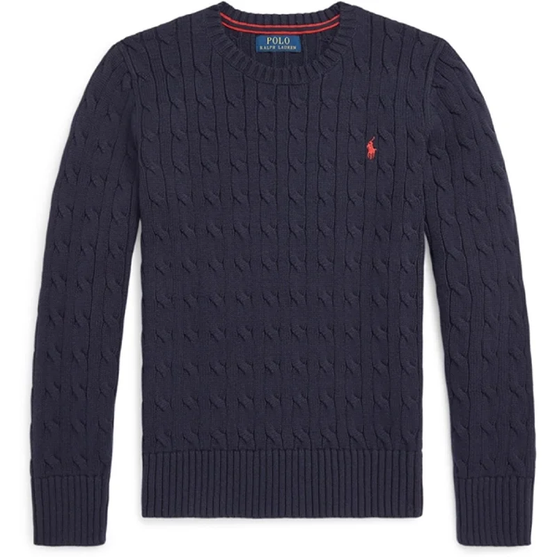 PullovermetallicPolo Ralph Lauren Boys Pullover Knit Sweater Rl Navy