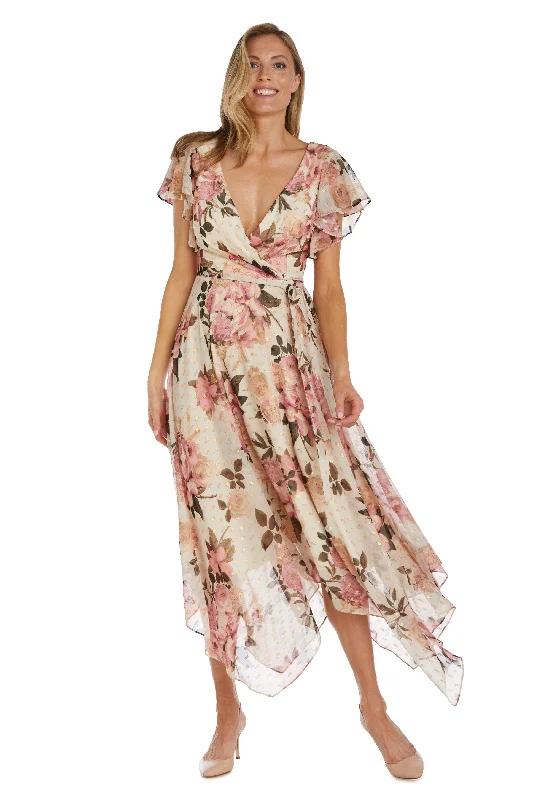 Nightway High Low Floral Formal Dress 22165 SaleTightgrip