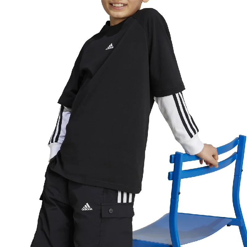 adidas Street Jam 2-in-1 Long Sleeve Tee - Kids