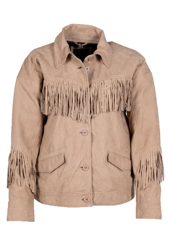 MAURITIUS FRINGED DINY JACKETFlannel Jackets