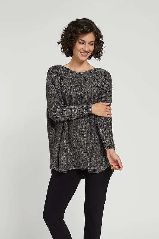 Lockhart Sweater | GreyGraphic Knit Tops