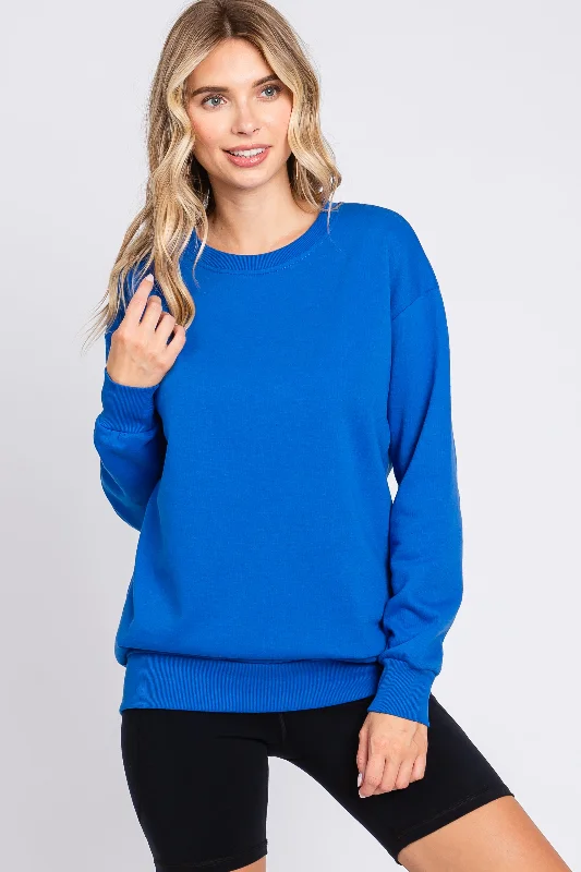 Royal Blue Pullover SweatshirtBeaded Jackets