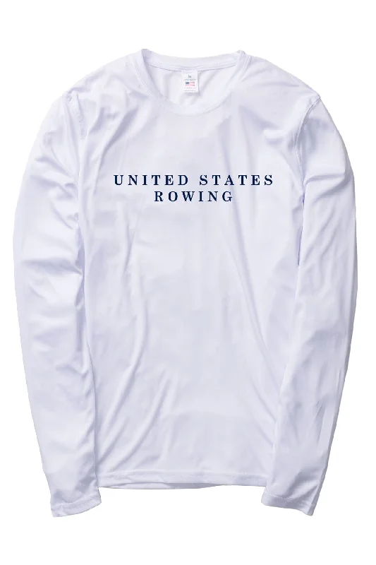 Unisex UV Protection U.S. Rowing and Oar Long Sleeve