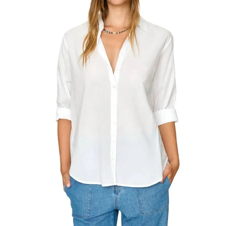 Beau Button Down Shirt In WhiteLayered Shirts