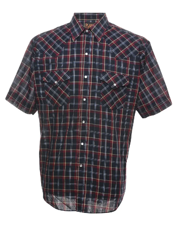 Checked Western Shirt - LRuffled Shirts