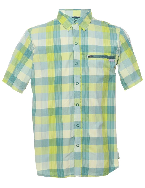 Columbia Checked Green Shirt - MRetro Shirts