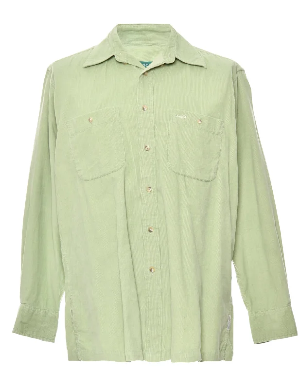 Corduroy Light Green Shirt - MPerformance Shirts