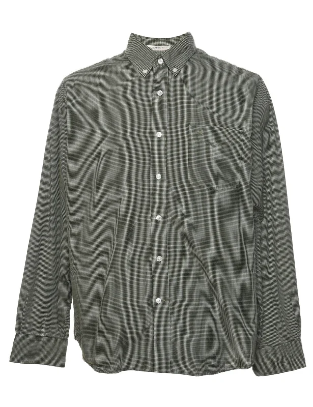 Dockers Olive Green Checked Shirt - LMesh Shirts