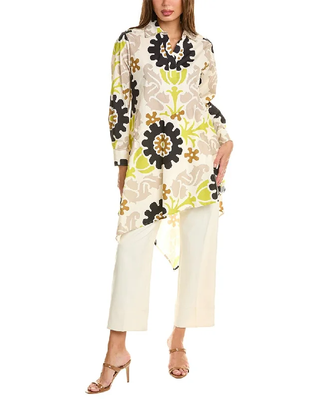 Natori Asymmetrical Flounce ShirtSports Team Shirts