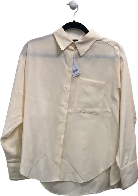 New Look Cream Shirt UK 10Running Shirts