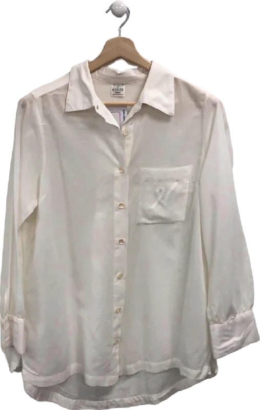 Nudea White Organic Cotton Shirt UK XSPlush Shirts