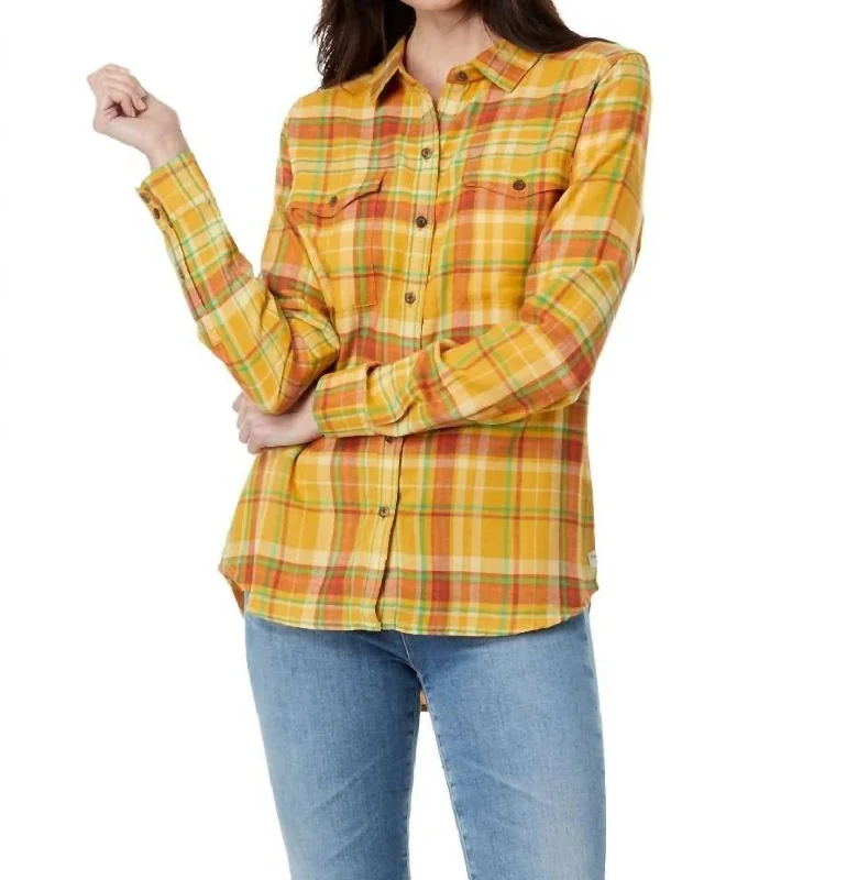 Re-Form Flannel Long Sleeves Shirt In AcornCasual Shirts