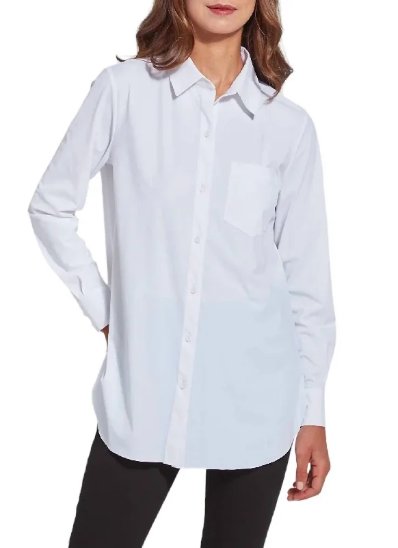 Schiffer Button Down Shirt In WhiteDress Shirts