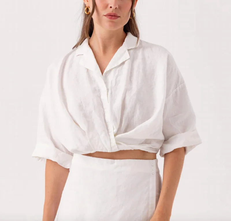 Tula Shirt In WhiteYoga Shirts