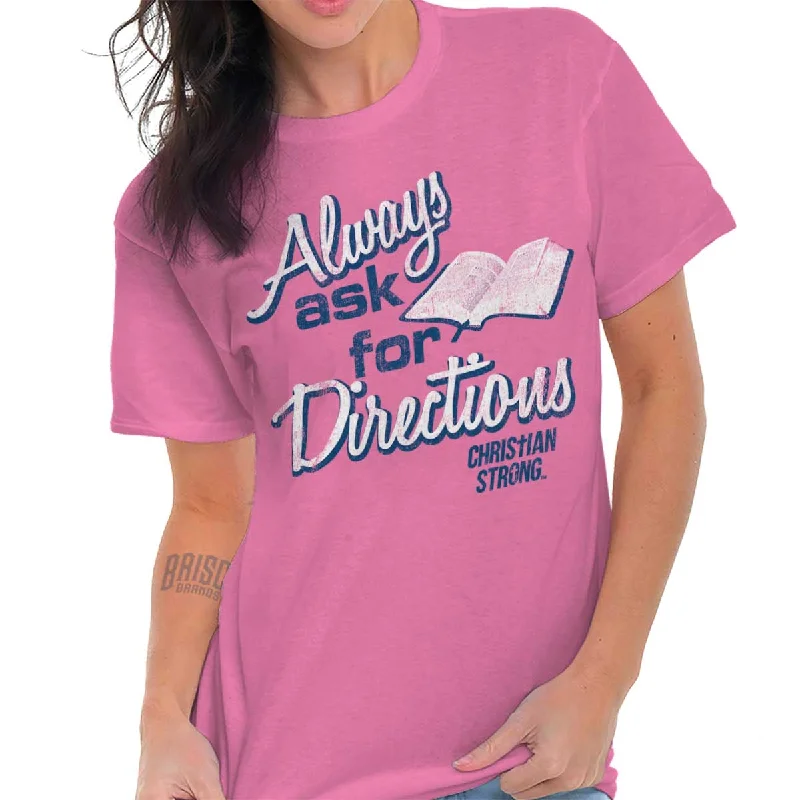 Always Ask T ShirtRibbed Cuff T-Shirts