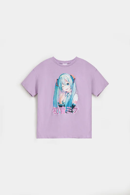 Anime Graphic T-ShirtV-Neck T-Shirts