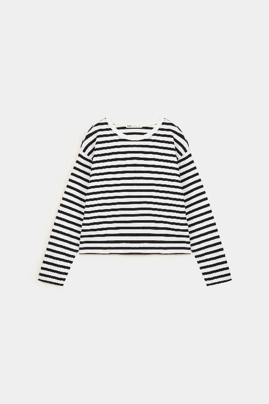 Cropped Striped T-ShirtSheer T-Shirts