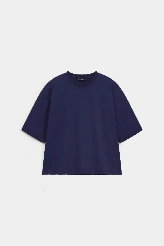 Mock Neck Basic T-shirtPocket T-Shirts