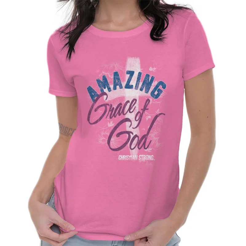 Grace of God Ladies T ShirtCamping T-Shirts