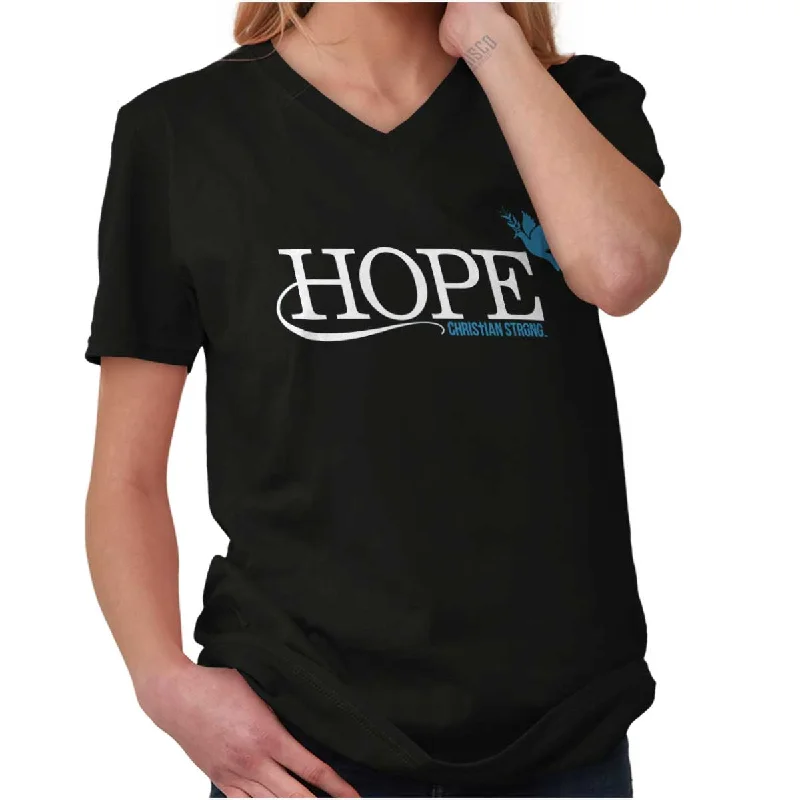 Hope V-Neck T-ShirtYoga T-Shirts