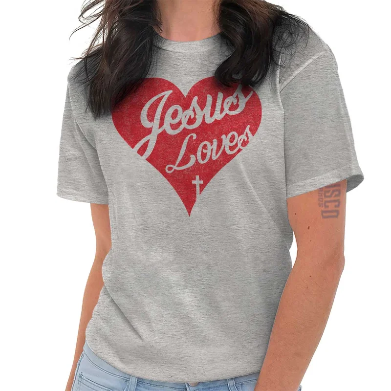 Jesus Loves T ShirtRecycled Fabric T-Shirts