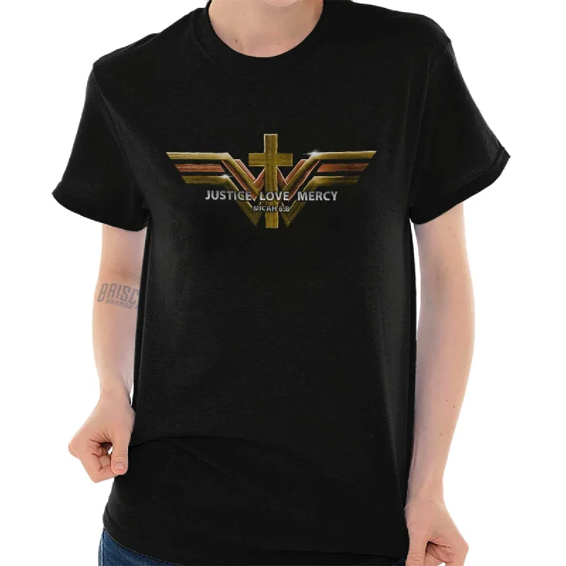 Justice Love Mercy T ShirtStreetwear T-Shirts