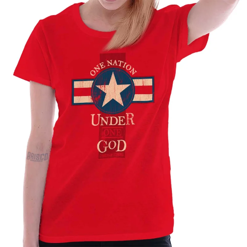 Under God Ladies T ShirtCollege T-Shirts