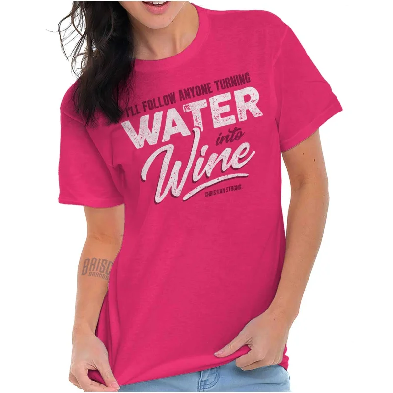 Water Into Wine T ShirtLongline T-Shirts