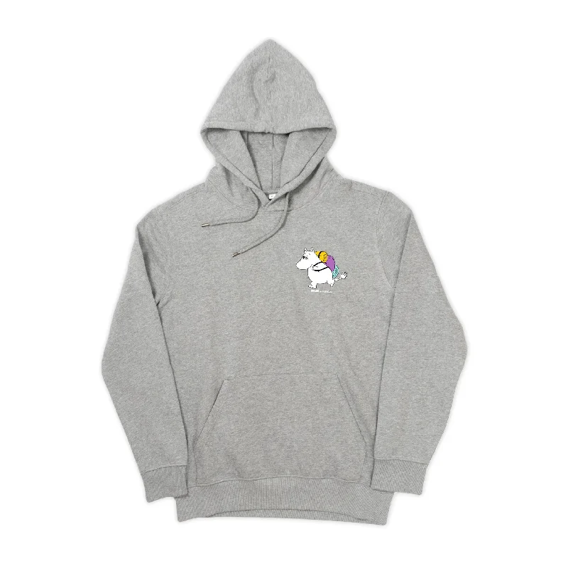 College SweatshirtsOrganic Premium Hoodie Moomintroll - Grey