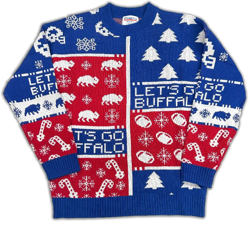 Athletic HoodiesNEW - Let's Go Buffalo Ugly Sweater